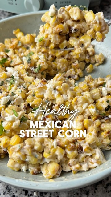 Healthy Mexican Street Corn 🌽
This is the summer side dish you’ll be making on repeat. Sweet corn gets perfectly charred in the air fryer, then tossed in a creamy lime sauce with Greek yogurt, cotija, fresh cilantro and red onion. It has all the flavor of classic Mexican street corn with a lighter twist.
Ingredients
4 ears of corn (I break in half)
1 tsp avocado oil
1/4 cup plain Greek yogurt
1 tbsp mayo (optional)
Juice of 1 lime
1 garlic clove, minced
1/2 tsp chili powder
1/2 tsp smoked paprika
Sea salt, to taste
2–3 tbsp finely diced red onion (optional)
2–3 tbsp crumbled cotija or feta
2 tbsp chopped fresh cilantro
Tajín, for serving (optional)
1. Brush the corn with avocado oil and season with chili powder, smoked paprika and a pinch of salt.
2. Air fry 10–14 minutes, turning halfway, until lightly charred.
3. Let the corn cool slightly, then cut the kernels off the cob.
4. In a large bowl, mix together the Greek yogurt, mayo, lime juice and garlic.
5. Add the corn, red onion, cotija and cilantro. Toss until evenly coated.
6. Finish with Tajín and an extra squeeze of fresh lime before serving.
I made this in my @cookmagnifique Combo Air Fryer and it comes out perfectly charred every time. I love that the cooking surface is glass and stainless steel, with no nonstick coating touching my food.
You can save with my code ALISSA10 if you’ve been thinking about getting one!
Save this recipe for your next BBQ or taco night.
#streetcorn #bbq #summerrecipes #easyrecipes #easyfood