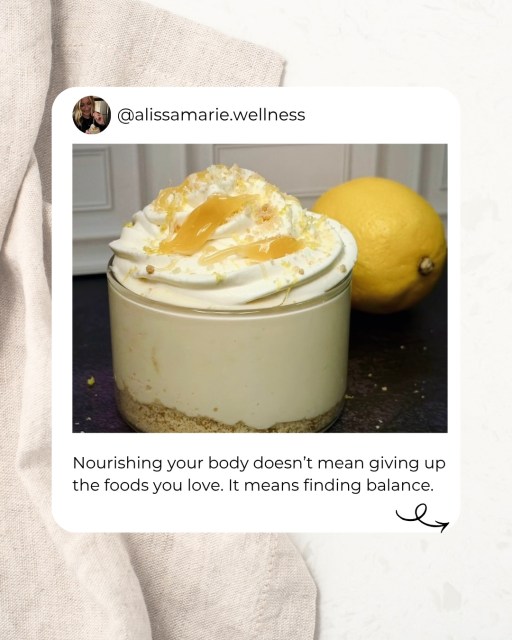 You don’t have to give up dessert to support your goals. 🍋🤍

This Lemon Shortbread Protein Pudding is creamy, bright, satisfying and packed with around 30g of protein per serving.

Made with cottage cheese, vanilla protein powder, fresh lemon juice and lemon zest, it tastes like a bakery-style lemon dessert while helping keep you full and satisfied.

Save this one for when you’re craving something sweet but still want a balanced, protein-packed option.

✨ 30g protein
✨ High-protein dessert
✨ Easy meal prep
✨ Made with simple ingredients
✨ Lemon cheesecake vibes

Full recipe and printable instructions are on my website:
alissamariewellness.com

#pudding #proteindessert #easyrecipe #healthyrecipes #lemondessert