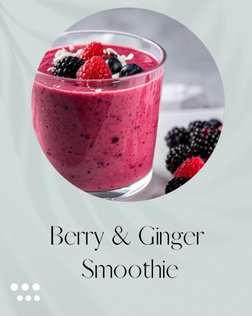 Berry & ginger smoothie that actually supports digestion and keeps you full 🍓

This one hits that sweet spot: fiber from berries, chia and flax to support gut health, probiotics from Greek yogurt and a little ginger to help with bloating and digestion. Balanced with carbs, protein and healthy fats so you’re not crashing an hour later.

Creamy, lightly sweet and easy to throw together for breakfast or a quick snack.

Ingredients:
frozen mixed berries, banana, unsweetened almond milk, plain Greek yogurt, ground flaxseed, chia seeds, fresh ginger, honey or maple syrup, ice

Save this for a gut-friendly smoothie that tastes good and actually works.