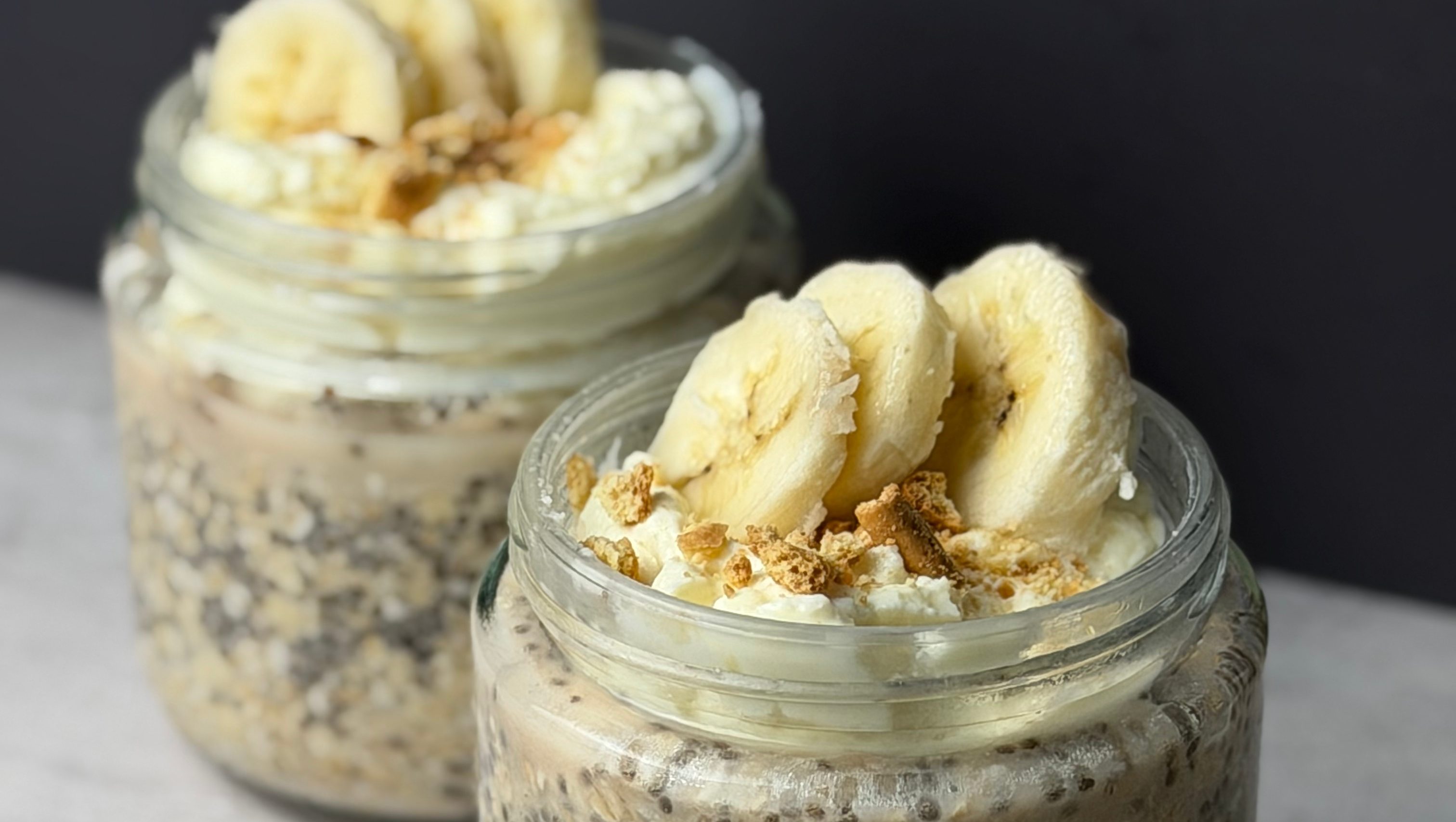 Banana Pudding Overnight Oats