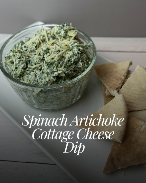 Creamy Spinach Artichoke Dip made healthier. 🌿

This high protein spinach artichoke dip is creamy, cheesy and packed with flavor, thanks to blended cottage cheese. It has all the classic taste you love with more protein and simple ingredients.

Perfect for parties, meal prep or an easy snack with veggies, pita chips or toasted sourdough.

Recipe
• 10 oz frozen spinach, thawed and squeezed dry
• 1 cup cottage cheese
• 1 cup canned artichoke hearts, drained
• 4 garlic cloves
• 1/3 cup freshly grated parmesan
• 2 tbsp extra virgin olive oil
• 2 tbsp fresh lemon juice
• 1/2 tsp sea salt

Blend the cottage cheese until smooth. Add the garlic, artichokes, olive oil, lemon juice and salt, then blend until slightly textured. Fold or pulse in the spinach and parmesan until combined. Chill for at least 30 minutes before serving.

Save this recipe for your next get together or when you’re craving a healthier snack that still tastes indulgent.🙌

#spinachartichokedip #proteinpacked #cottagecheese #healthyfoods #easyrecipes